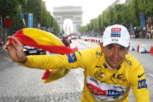 Cyclisme : Carlos Sastre vainqueur du Tour de France