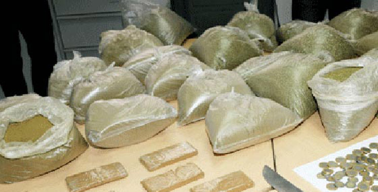 El Jadida : Saisie de 300 kg de kif et de tabac