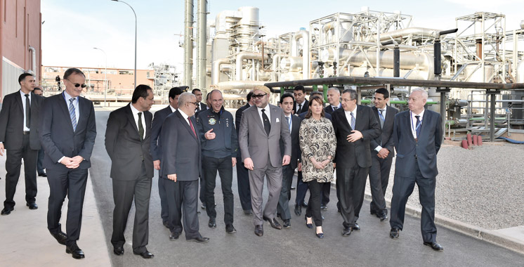 Energie solaire: Le Souverain inaugure la centrale Noor I