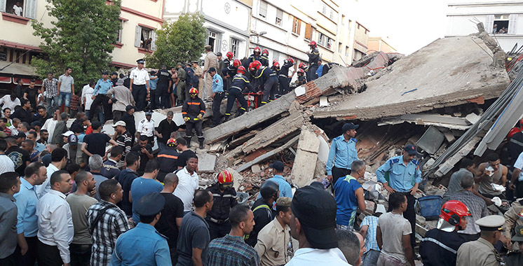 Effondrement d’un immeuble de quatre étages à Casablanca: Sbata sous le choc