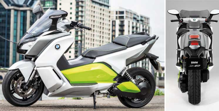 Electric Scooter: The new BMW C Evolution at the Paris Motor Show