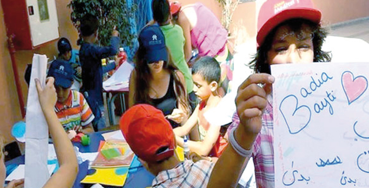 Exposition collective solidaire avec les enfants en situation difficile