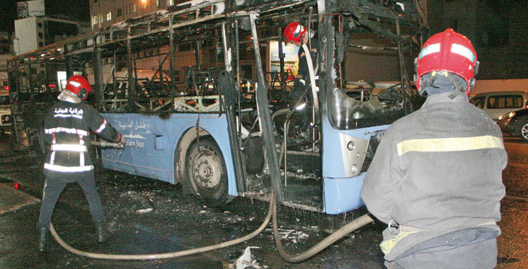 C’est le troisième qui prend feu à Casablanca en moins d’un mois: Les bus de «l’enfer»