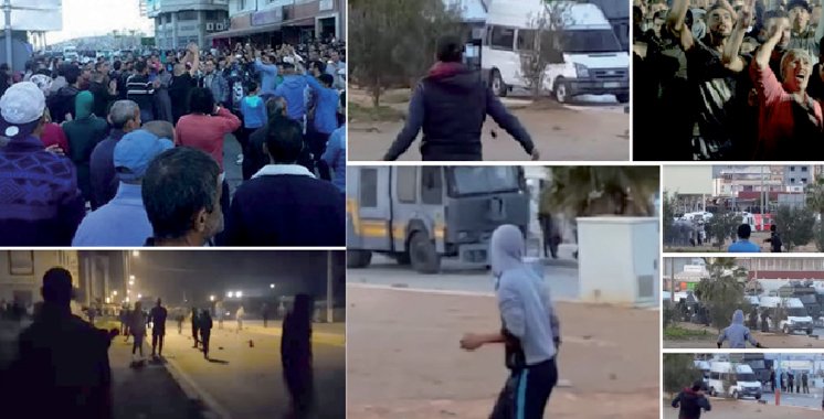 Al-Hoceima : 27 éléments des forces de l’ordre blessés