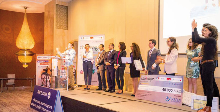 Remise à Casablanca des prix du Challenge franco-marocain de l’entrepreneuriat