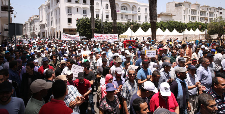 Rabat: des milliers de manifestants à la marche de solidarité avec le mouvement social d’Al Hoceima