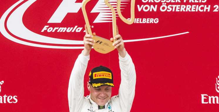 Formule 1: Victoire du Finlandais Valtteri Bottas au GP d’Autriche