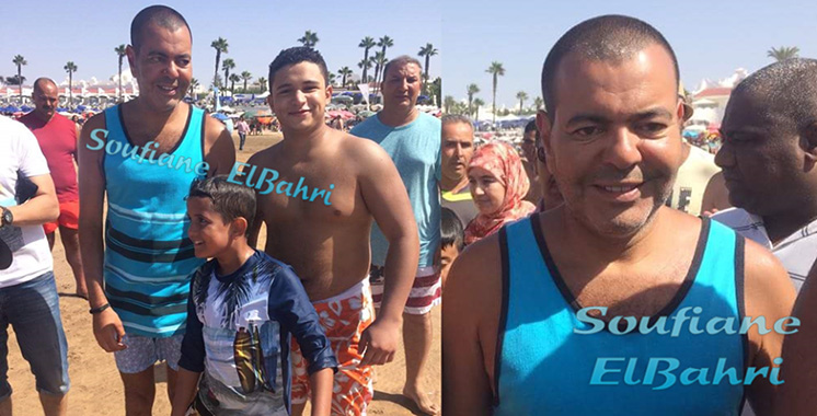Photo du jour : Le prince Moulay Rachid sur la plage de Skhirat