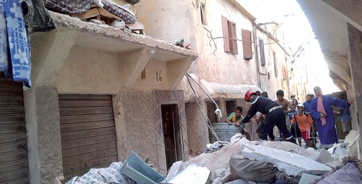 Casablanca : Effondrement d’un immeuble de trois étages dans l’ancienne médina