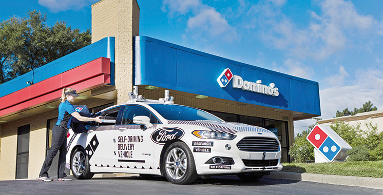 Voiture autonome expérimentale : Ford livre des pizzas dans le Michigan