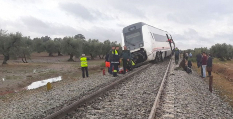 Une vingtaine de blessés dans le déraillement d’un train dans le sud de l’Espagne