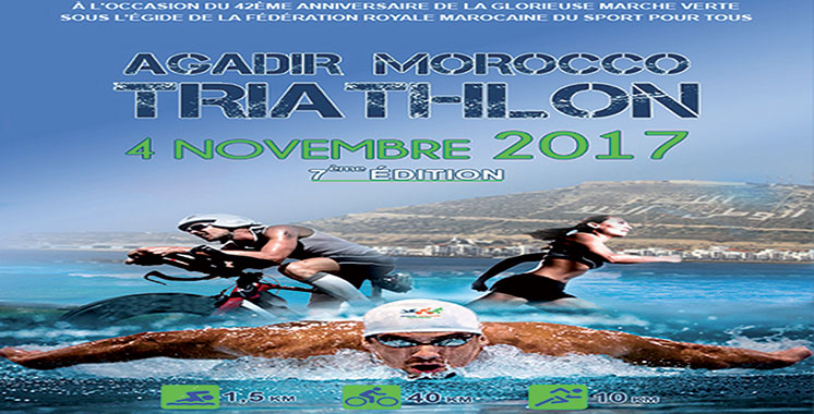 Coupe d’Afrique de Triathlon : Des triathlètes de 23 pays attendus à la 7è édition du Triathlon international d’Agadir