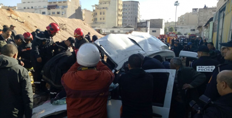 Casablanca: 2 morts et 3 blessés dans l’effondrement du mur à Belvédère