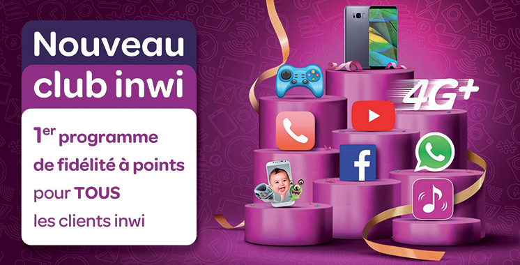 Inwi : Le programme de fidélité à points élargi à tous les clients