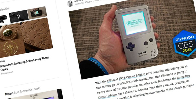 CES Las Vegas : La Game Boy bientôt de retour
