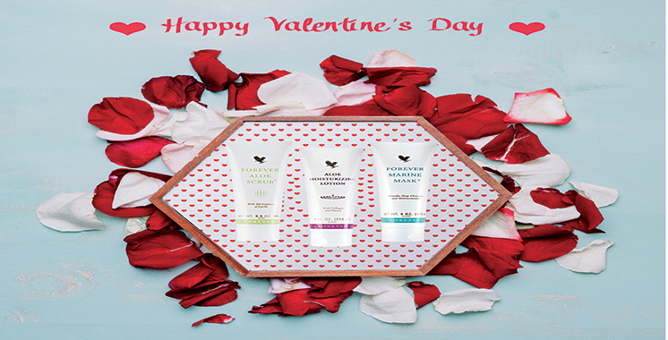 Un visage radieux par Forever Living Products pour la Saint-Valentin