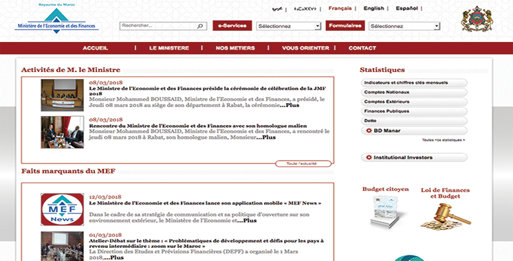 MEF News, nouvelle application mobile du ministère des finances