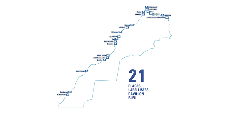 21 plages arboreront le label cet été : Le port de plaisance de Saïdia décroche le Pavillon bleu pour la deuxième fois