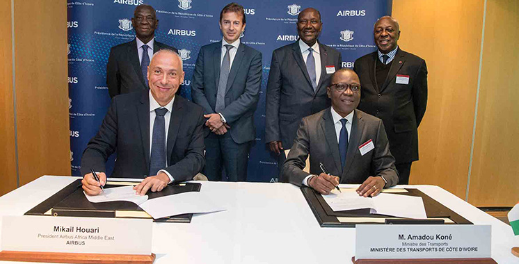 Aéronautique : Un partenariat entre Airbus et la Côte d’Ivoire