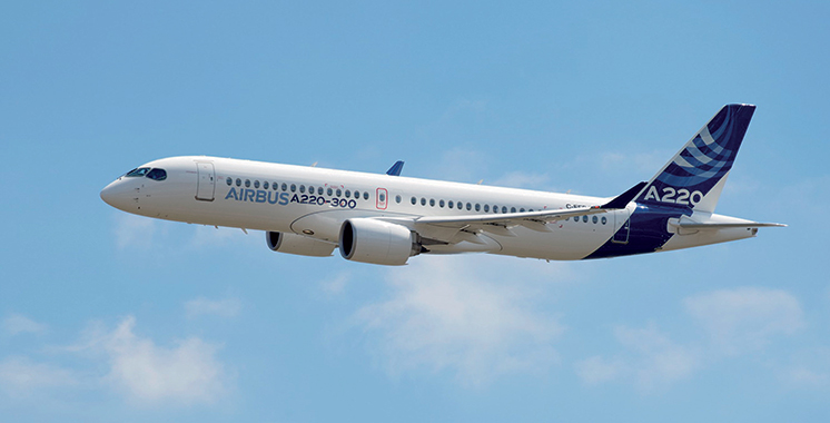 Aérien : Airbus présente les A220-100 et A220-300