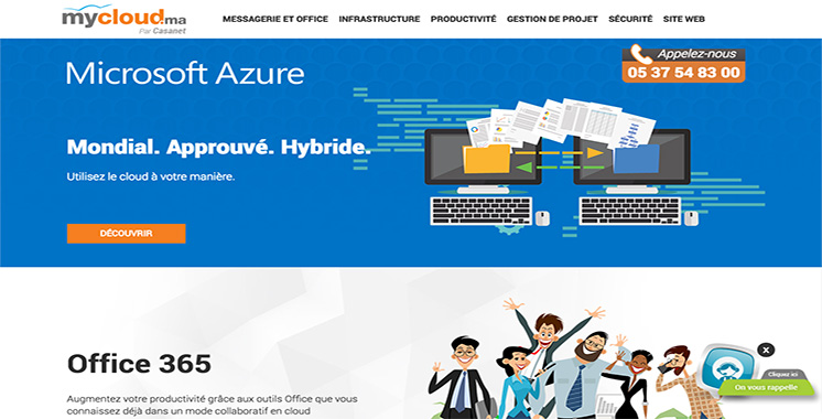 Mycloud.ma par Casanet top partenaire de Microsoft au Maroc