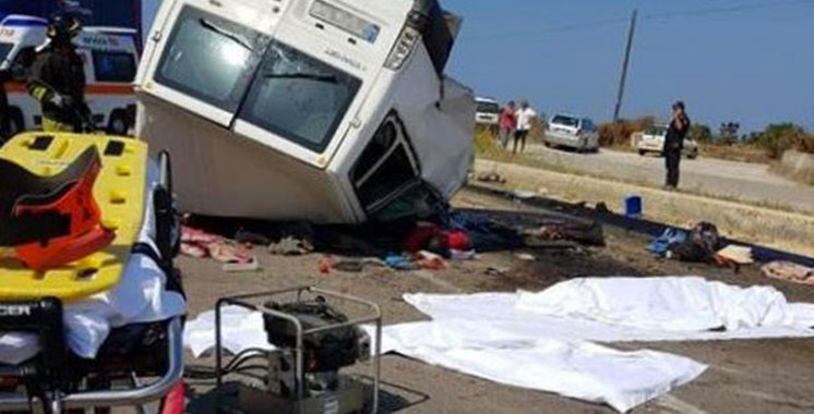 Accident de la circulation au sud de l’Italie : Deux Marocains parmi les victimes