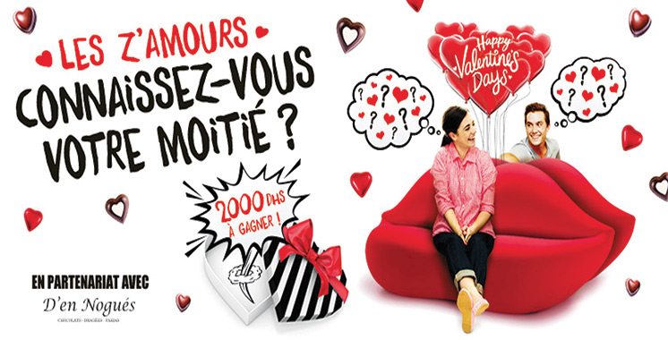 A l’occasion de la Saint-Valentin, Anfaplace Shopping Center met au défi les Z’amoureux !