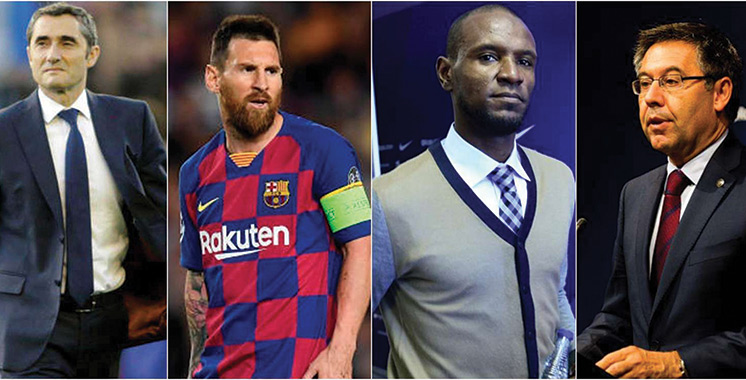 Barcelone : Messi tacle Abidal après une sortie sur le licenciement de Valverde
