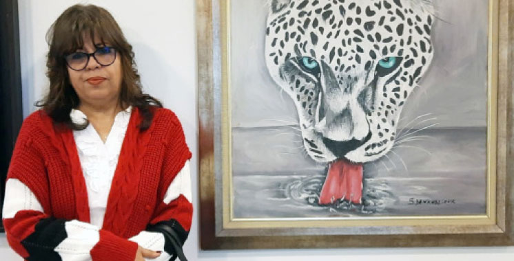 L’esthétique du tigre sous le pinceau de Samira Benkhallouk