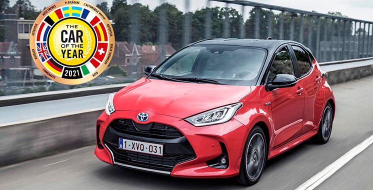 Toyota Yaris sacrée Car of the Year 2021