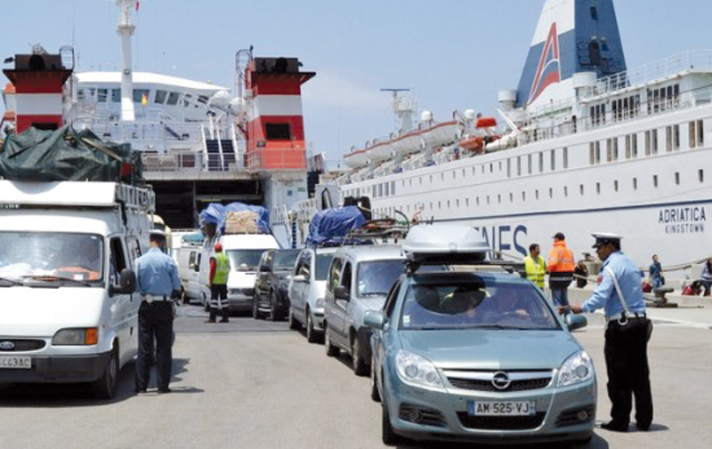 Un pic d’affluence des MRE au port Tanger-Med