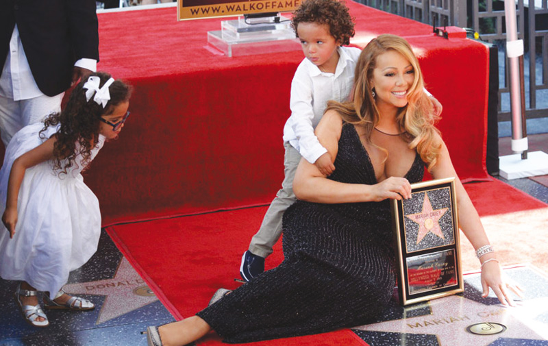 Les enfants de Mariah Carey lui volent la vedette sur le Walk of Fame