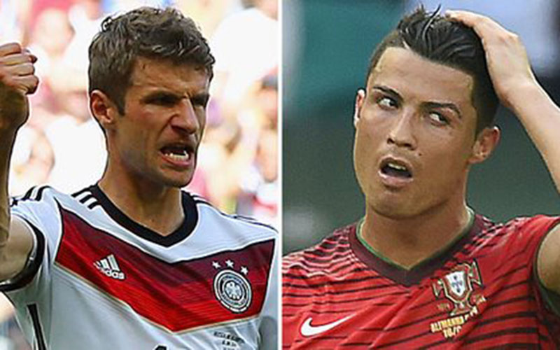 Coupe du monde 2014 : Quand Müller donne une leçon de foot à Ronaldo