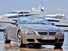 Automobile : BMW M6 cabriolet : Hors-bord de route