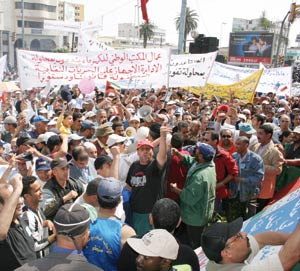 Les fonctionnaires descendent dans la rue, une marche prévue jeudi prochain à Rabat
