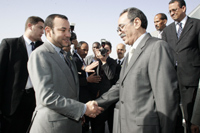 SM le Roi reçoit le président mauritanien