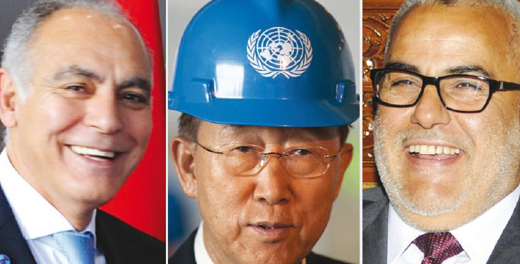Déclarations hostiles de Ban Ki-moon: Condamnation unanime des institutions politiques