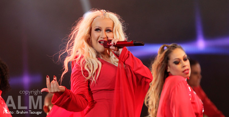 Clôture de Mawazine: Christina Aguilera «rocke» la scène de l'OLM Souissi