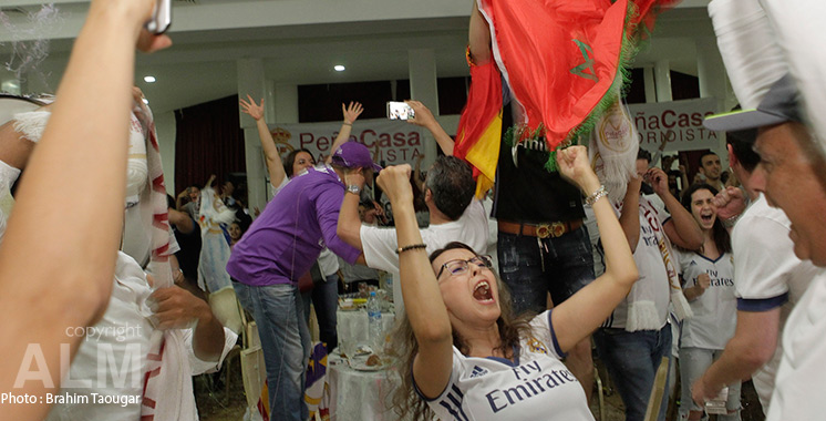 En Images : les supporteurs marocains du Real Madrid ont fêté la victoire de leur club au Paradise de Casablanca