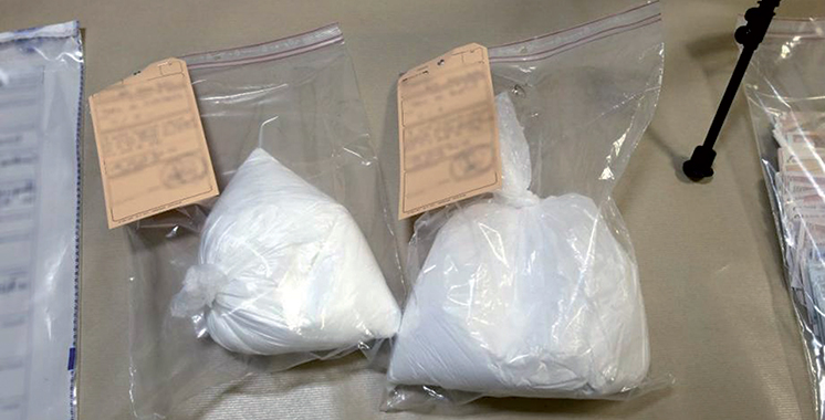 Marrakech : Saisie de cocaïne et de comprimés psychotropes chez deux trafiquants de drogue