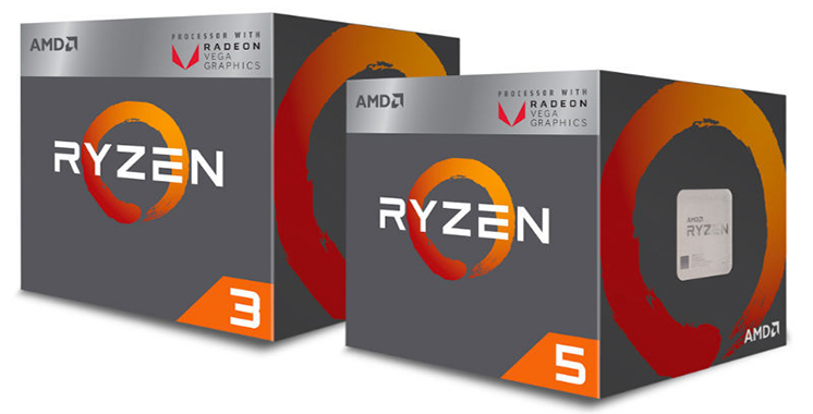 AMD lance enfin les Ryzen 5 2400G et Ryzen 3 2200G avec iGPU Vega