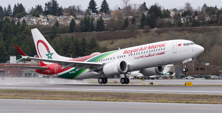 Boeing livre son premier 737 MAX à Royal Air Maroc