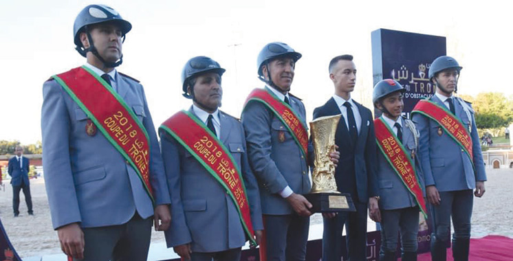 Coupe du Trône de saut d’obstacles : L’équipe de la Garde royale s’adjuge  le premier titre de son histoire