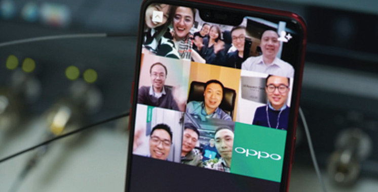 Oppo réalise le premier appel vidéo multipartite au monde