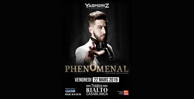 «Phénoménal» : Premier spectacle de l’hypnotiseur Yasser à Casablanca