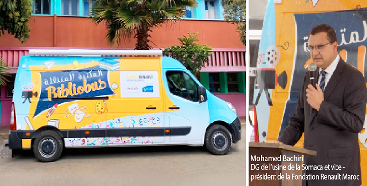 La Fondation Renault Maroc lance un Bibliobus au profit des écoliers