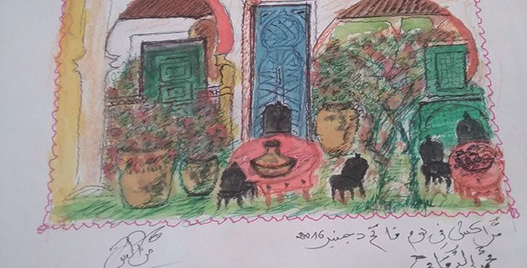 Mohamed Dkaki expose ses récentes œuvres à Marrakech