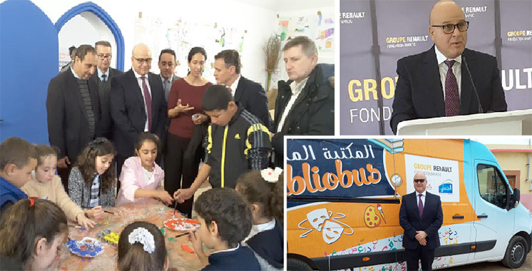 Fondation Renault Maroc : Le Bibliobus met le cap sur Fahs-Anjra