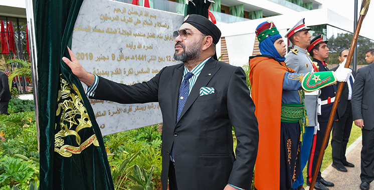 SM le Roi inaugure le Complexe Mohammed VI de football à Salé