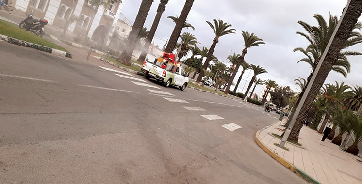 Casablanca : Campagne de désinfection des lieux publics à Ain Chock